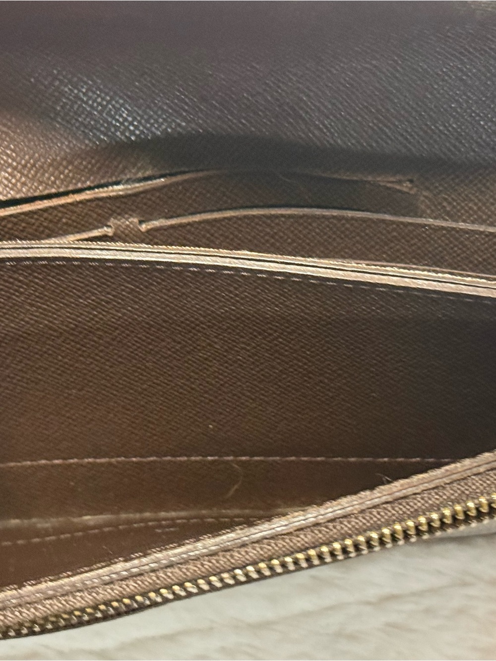 Vintage Louis Vuitton Damier Ebene Portefeuille Long Wallet - Picture 9 of 12